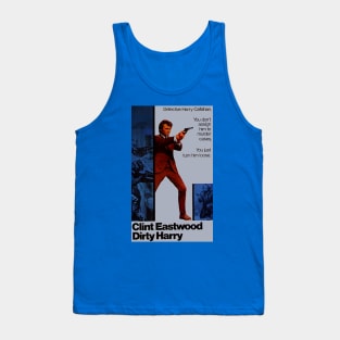 Classic Clint Eastwood Movie Poster - Dirty Harry Tank Top